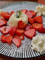 Pannacotta Mit Erdbeeren
